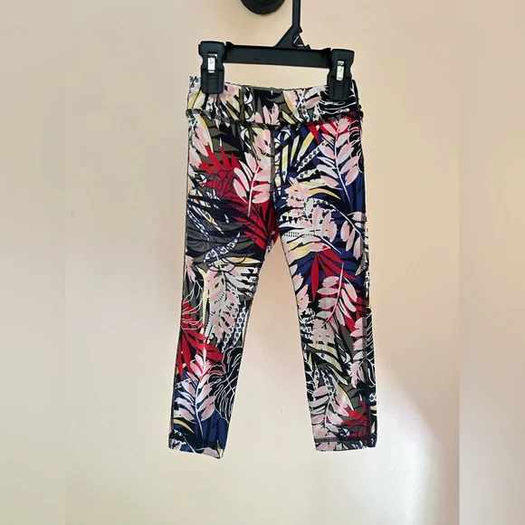 Ideology Girls 3T Tropical Print Leggings – Bold & Fun Activewear - Picture 3 of 5